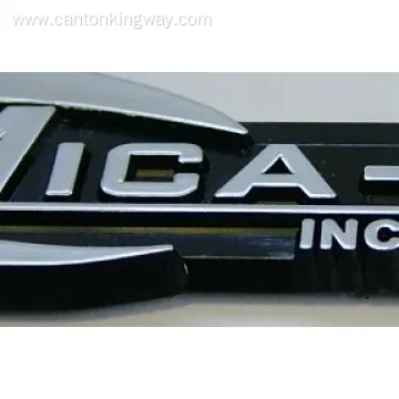 ABS Plastic Gold Nameplate / Emblem /Logo Badge